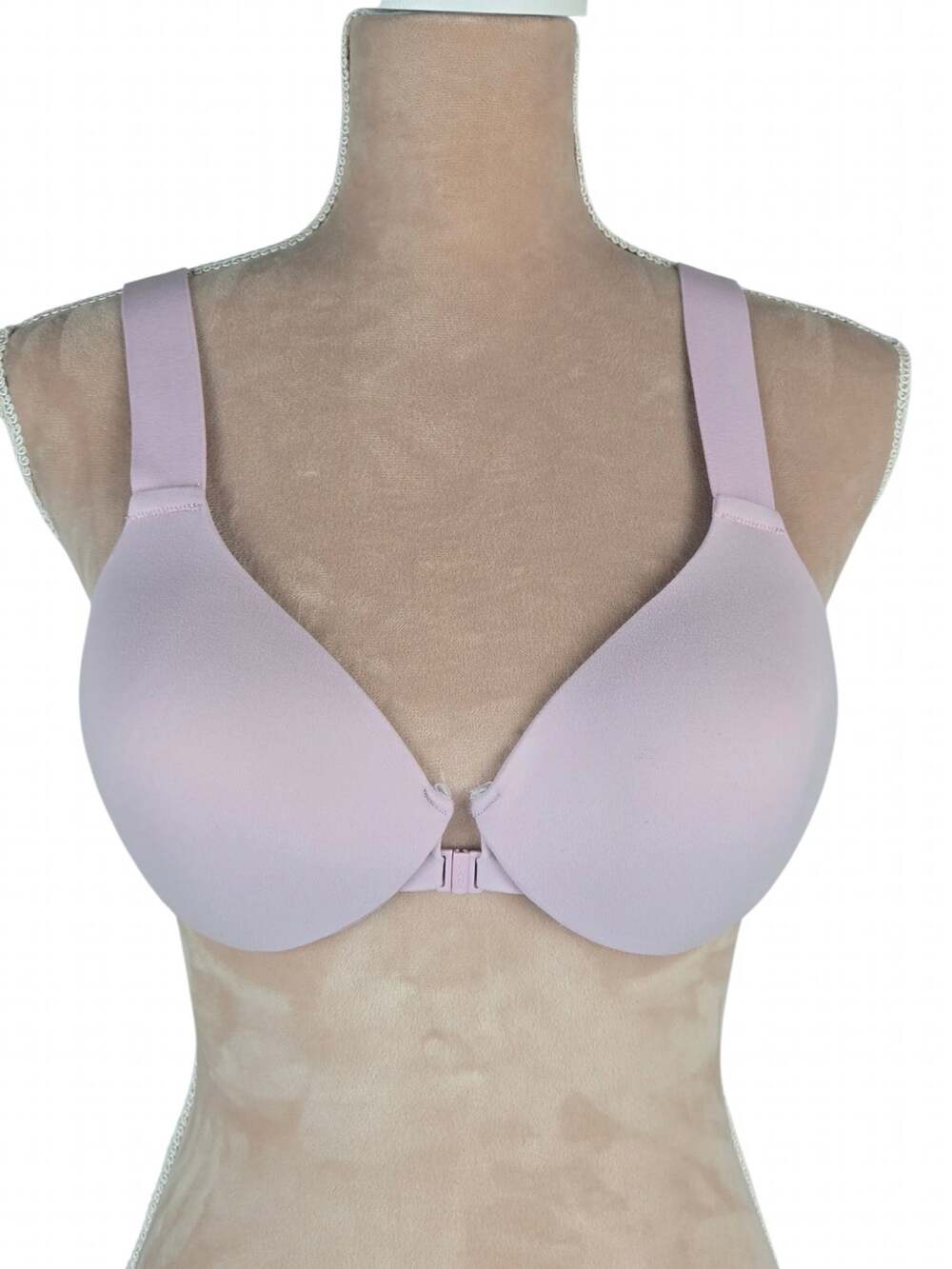 Spanx Bra-llelujah Lightly Lined Full Coverage Front Closure Bra Lilac 34C